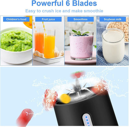 Portable Blender - 17Oz Personal Blender for Smoothies and Shakes| 4000Mah