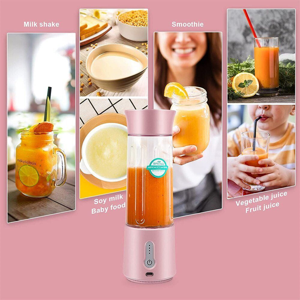 Portable Blender - 17Oz Personal Blender for Smoothies and Shakes| 4000Mah