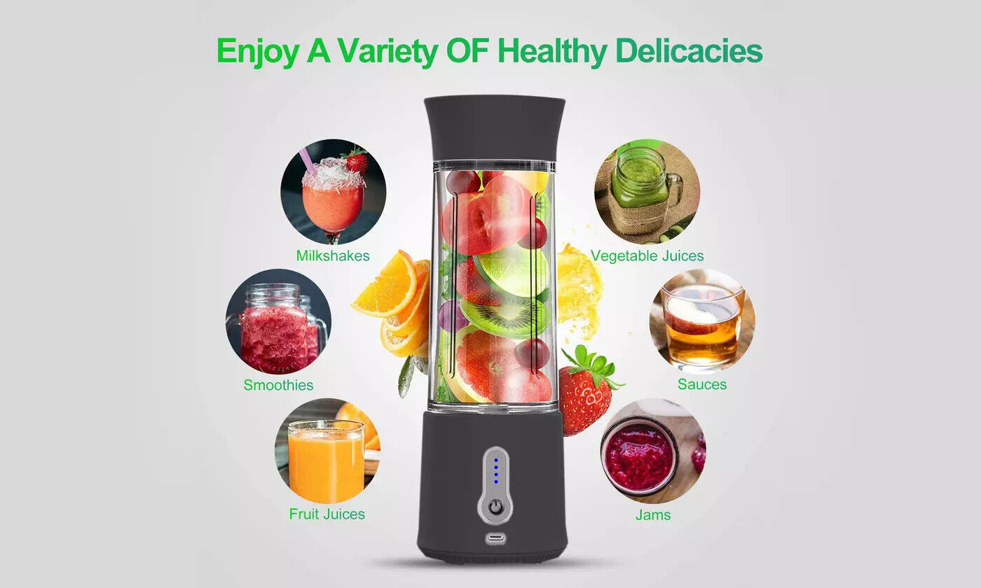 Portable Blender - 17Oz Personal Blender for Smoothies and Shakes| 4000Mah