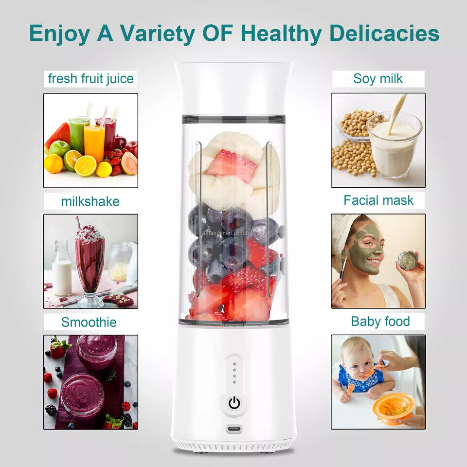 Portable Blender - 17Oz Personal Blender for Smoothies and Shakes| 4000Mah